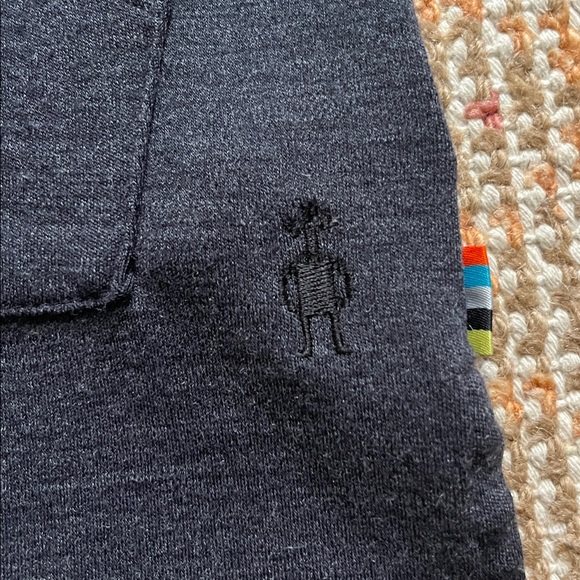 Smartwool Women’s Merino Wool Grey/Purple Pullover Hoodie Size XS - Picture 4 of 7